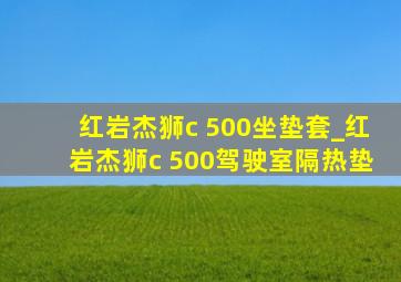 红岩杰狮c 500坐垫套_红岩杰狮c 500驾驶室隔热垫